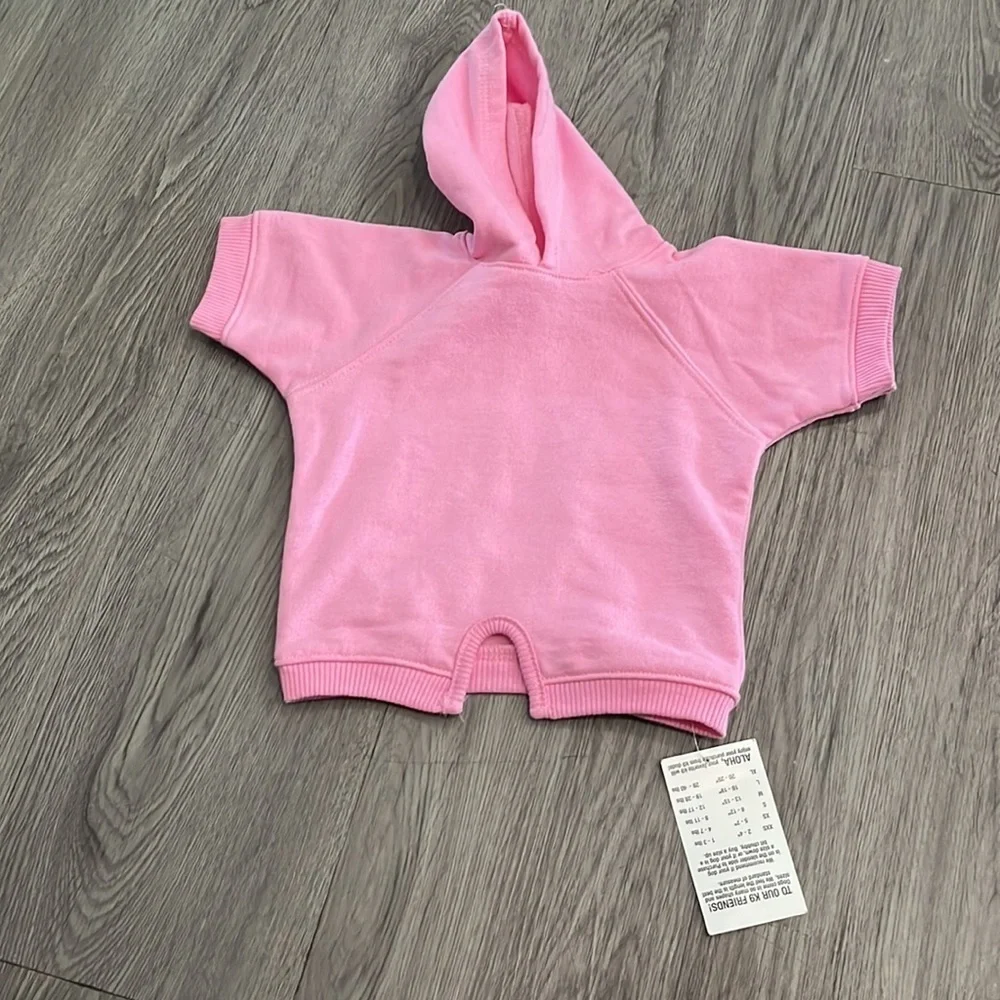 Doggie pink hoodie That’s hot 🐶